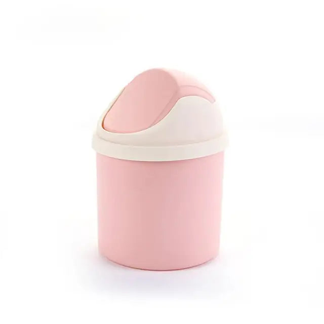 1/3/5PCS Space Saving Desktop Trash Can Removable Mini Garbage Bin Easy To Organize Trash Can Household Cleaning