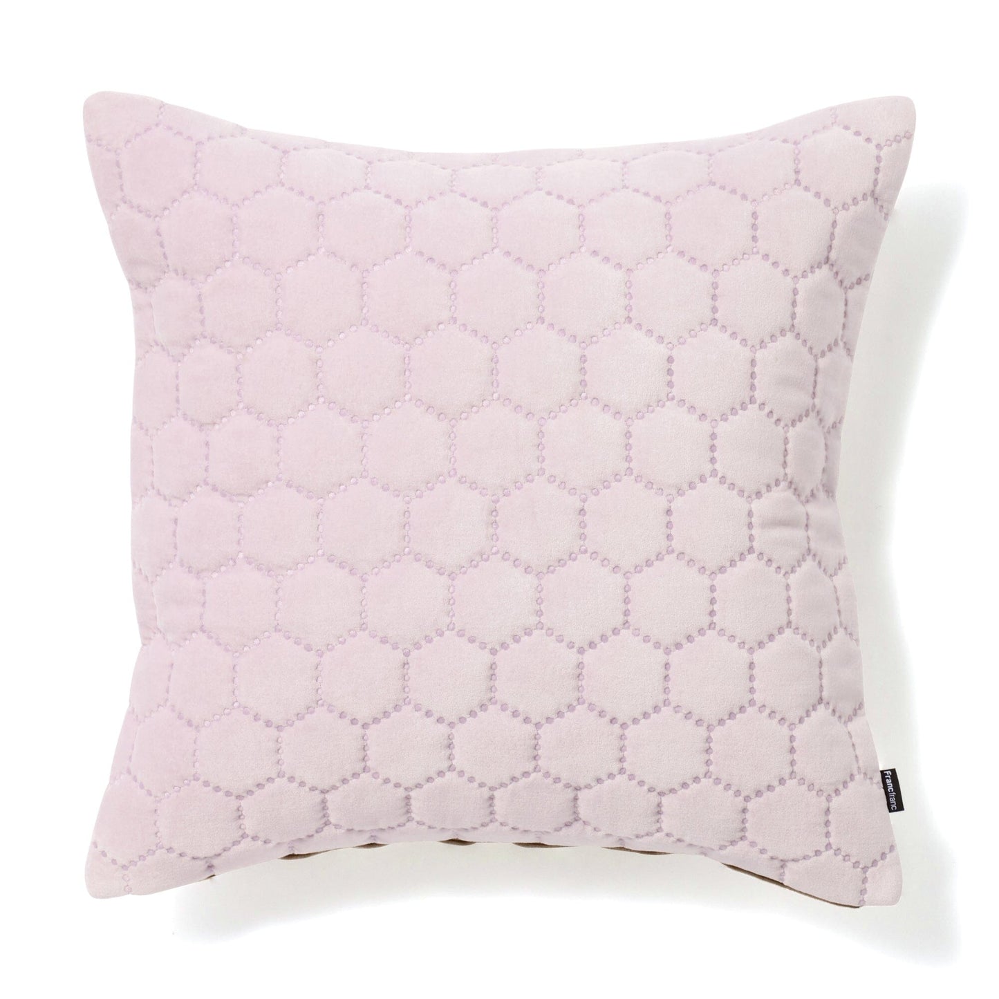 Velvet Quilt Cushion Cover 450 x 450 Light Purple