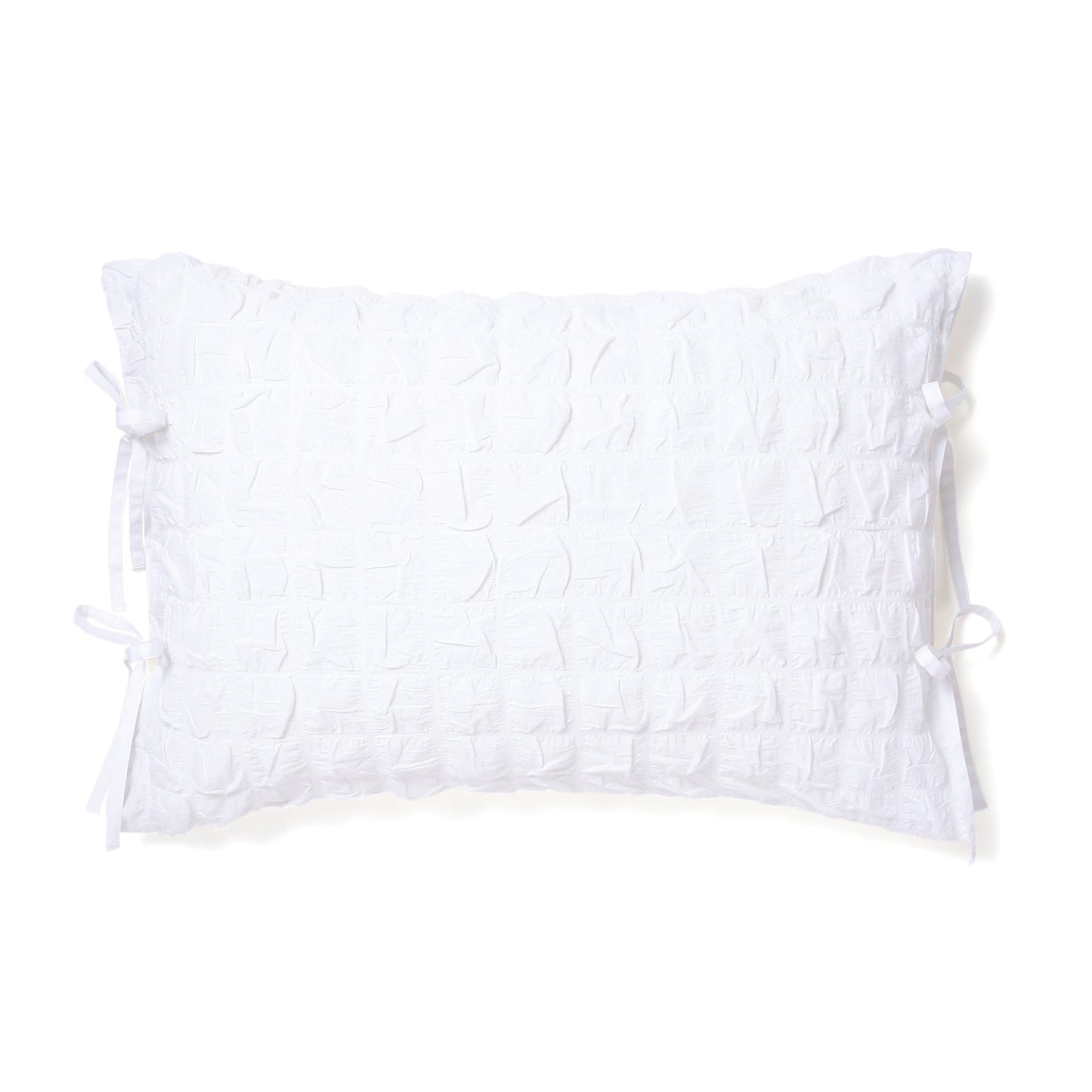 Seersucker Check Pillow Case 500 X 700 White