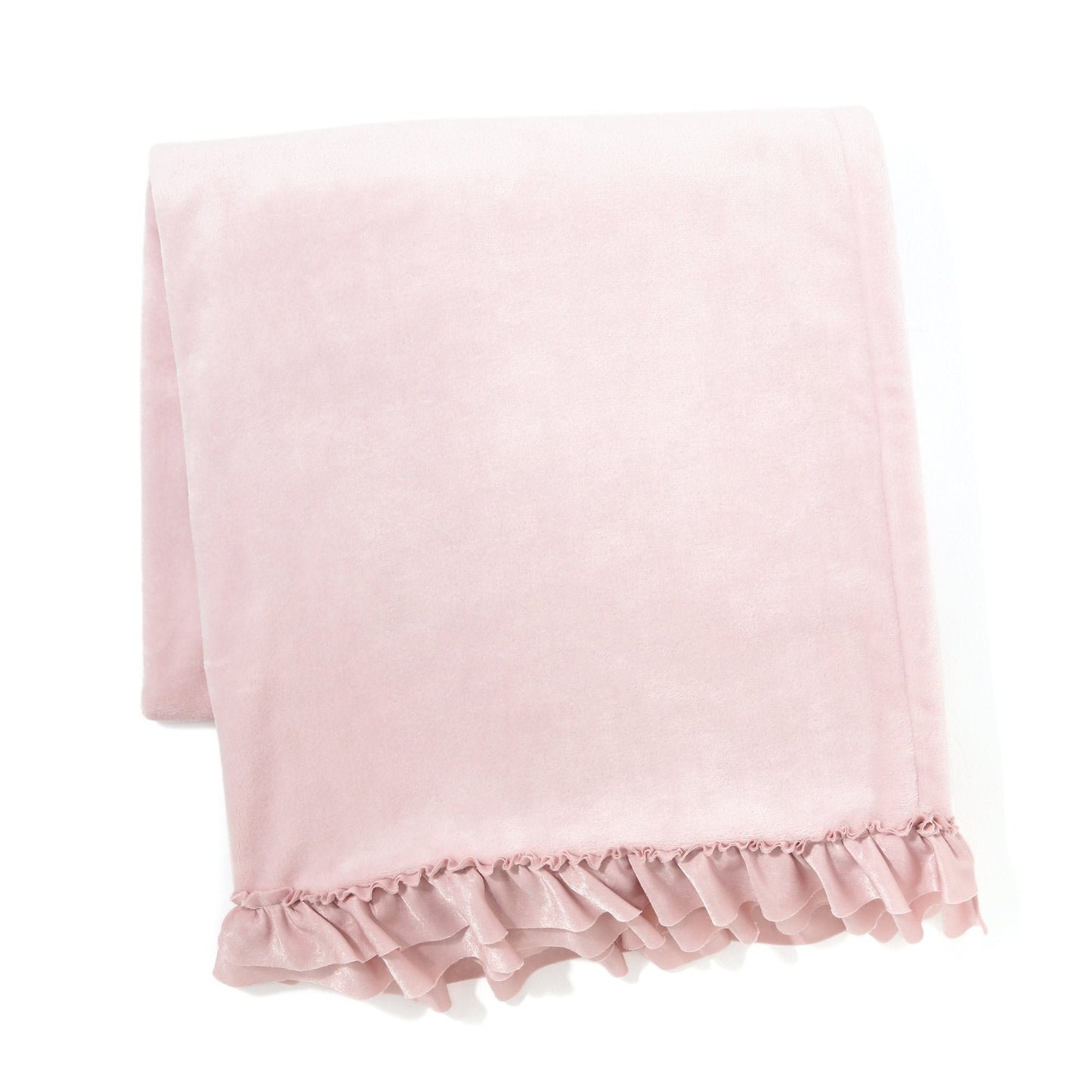 Satin Frill Throw Small 800 X 1500 Pink