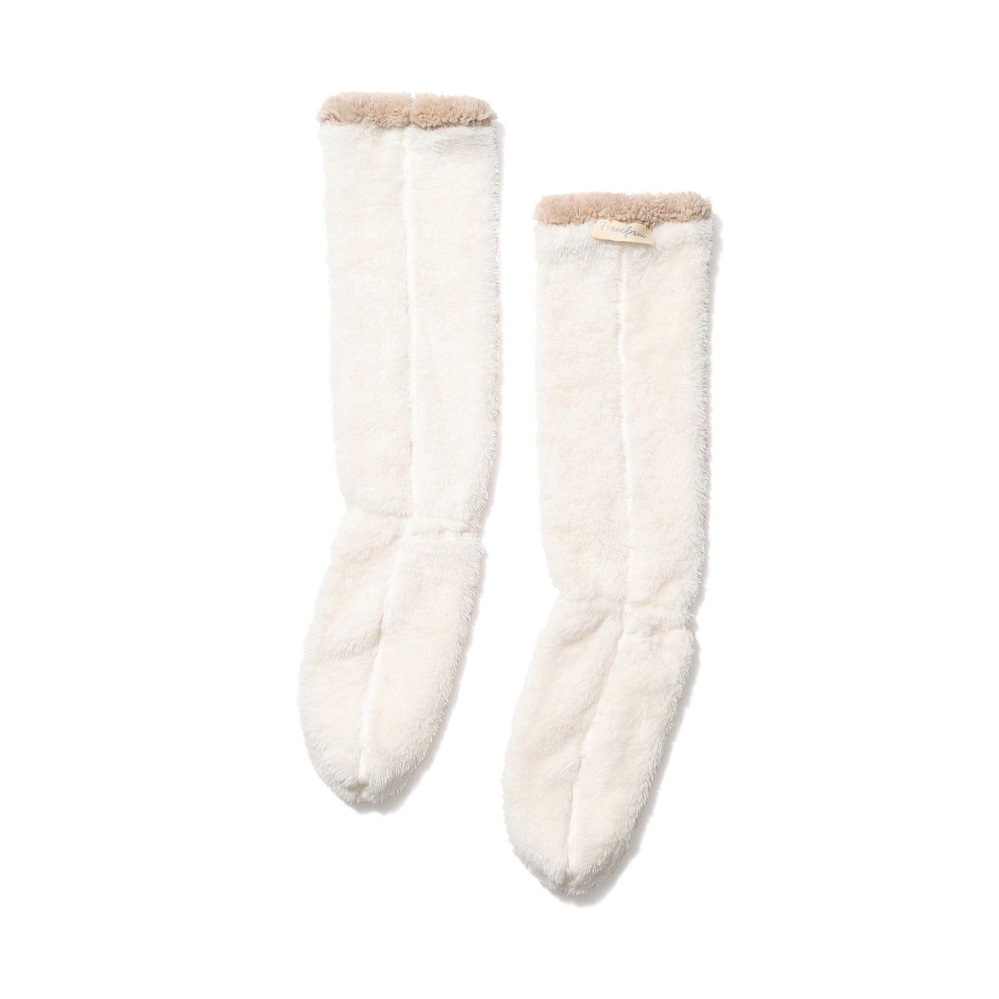 Warm Fleece Socks White