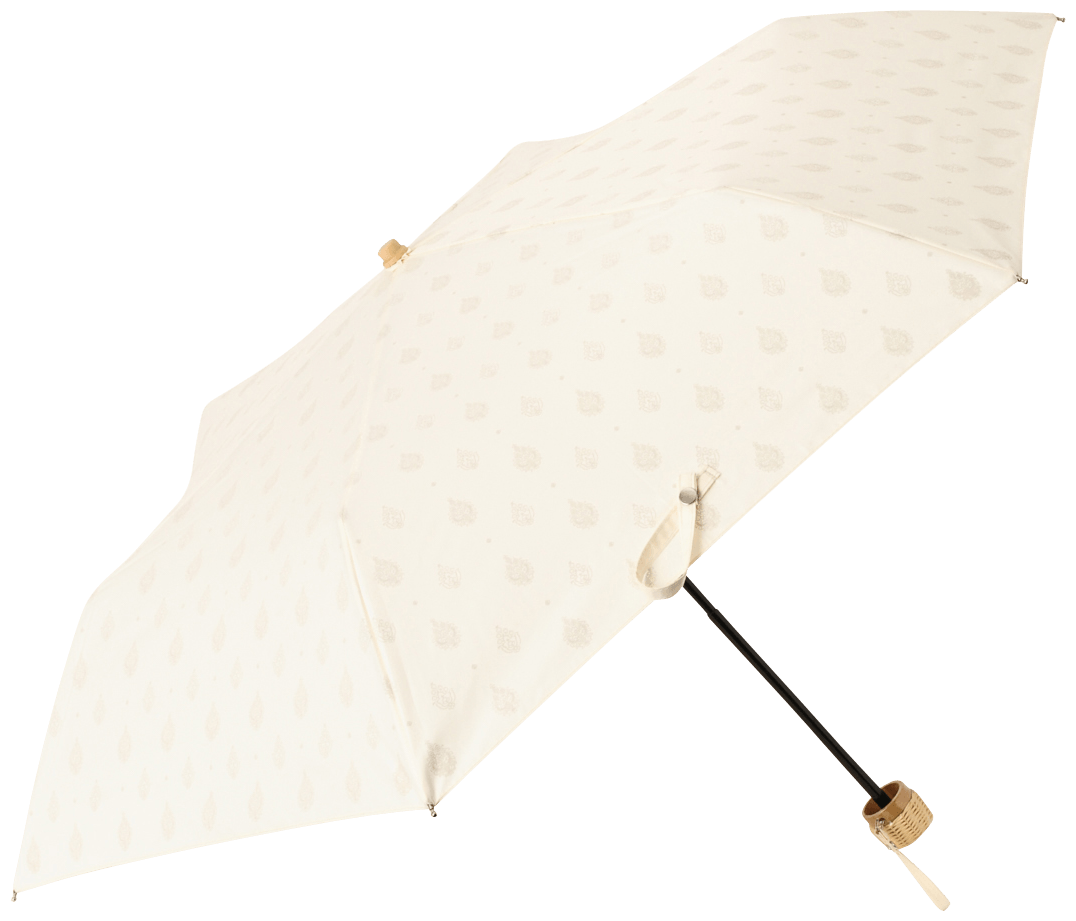Tempo Compact Parasol Umbrella White