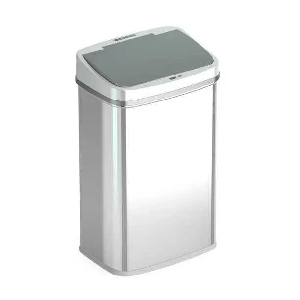 13.2 Gallon Trash Can, Touchless Kitchen Trash Can, Stainless Steel ,6.82 Lb,11.20 X 15.20 X 25.00 Inches Waste Bins