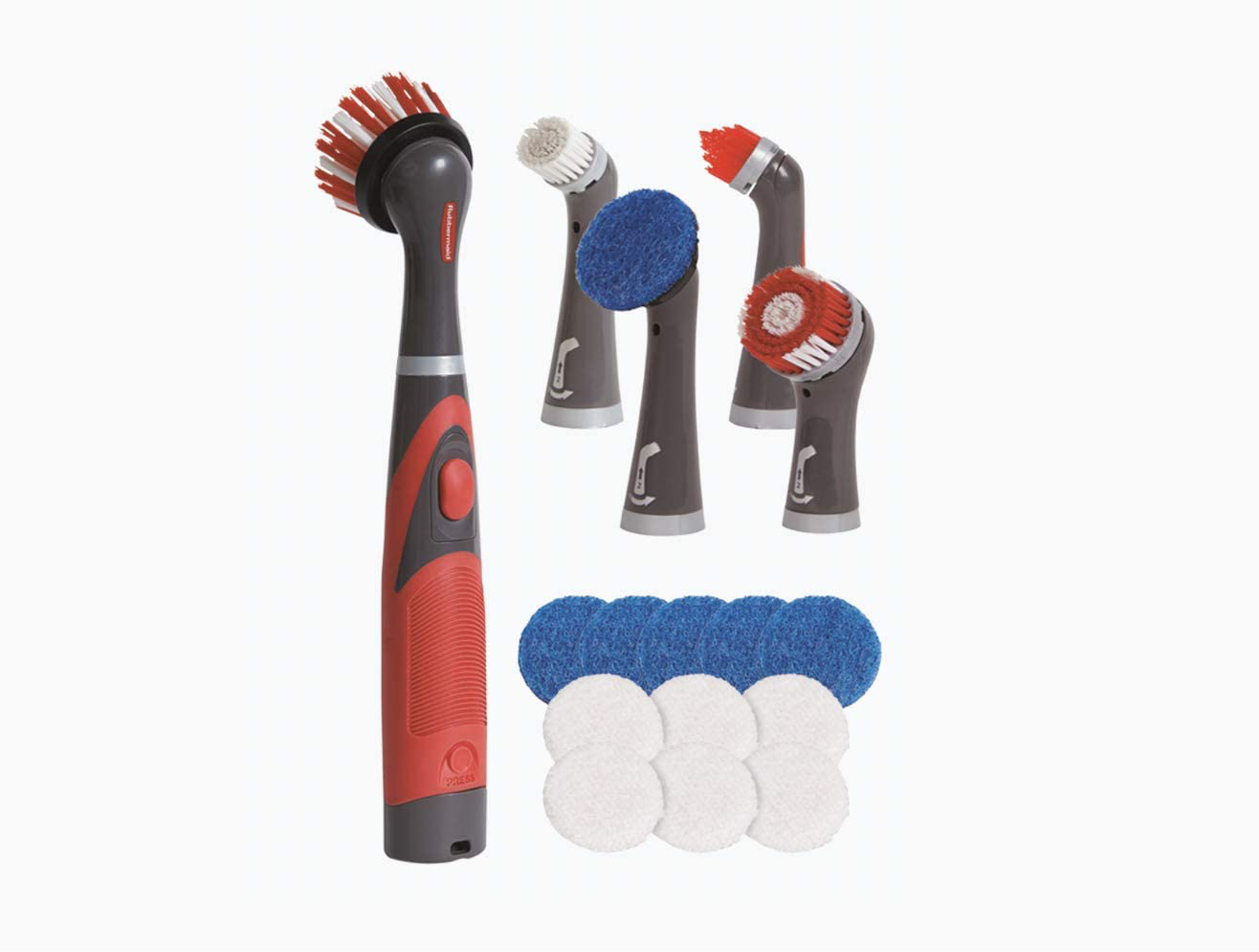 Rubbermaid Reveal Power Scrubber, Grout & Tile Bathroom Cleaner, Shower Cleaner, and Bathtub Cleaner, Multi-Purpose Scrub Brush