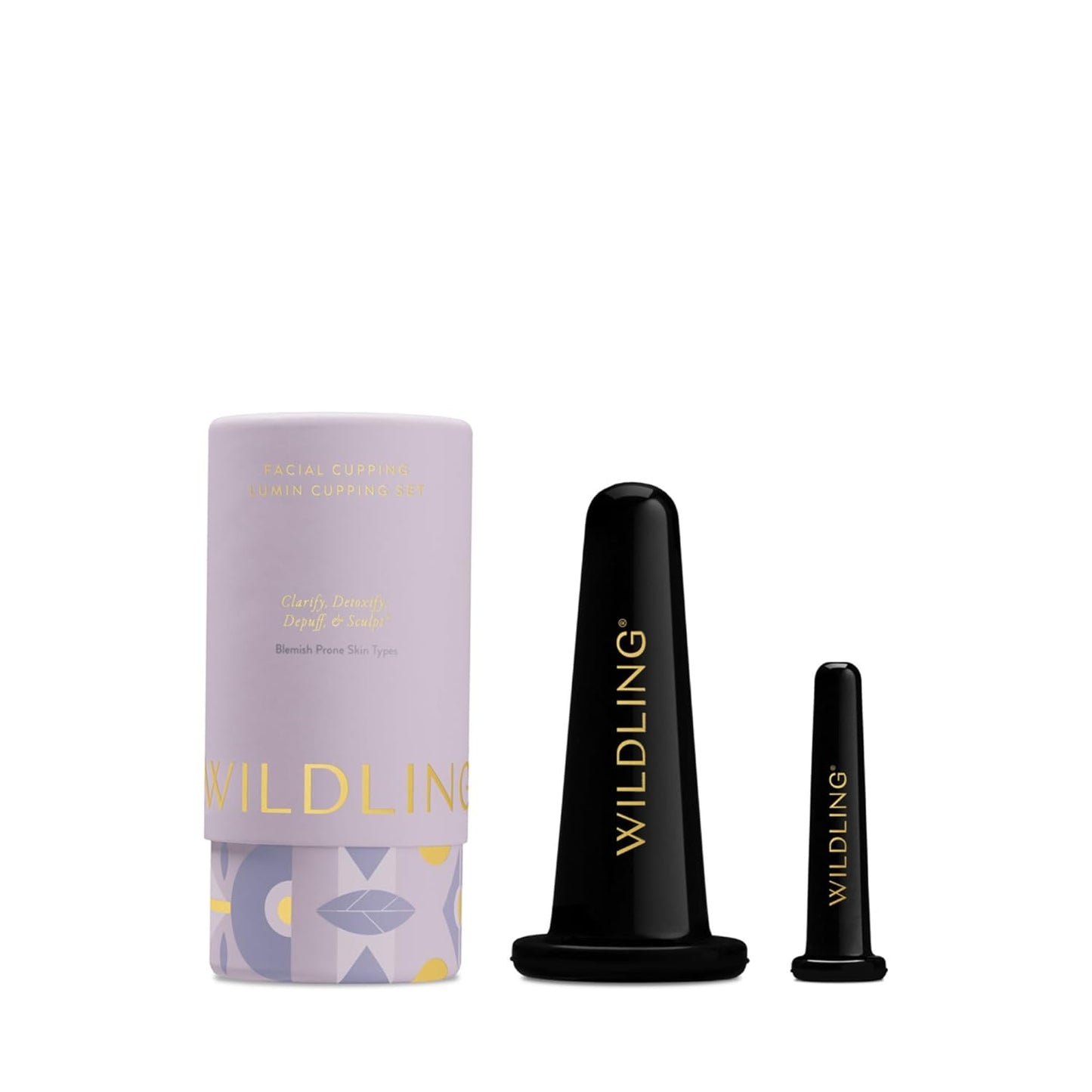 Lumin Cupping Set I Facial Cupping Tools to Decrease Puffiness, Increase Collagen Production, Sculpt Cheeks + Chin, Detox + Clear Breakouts