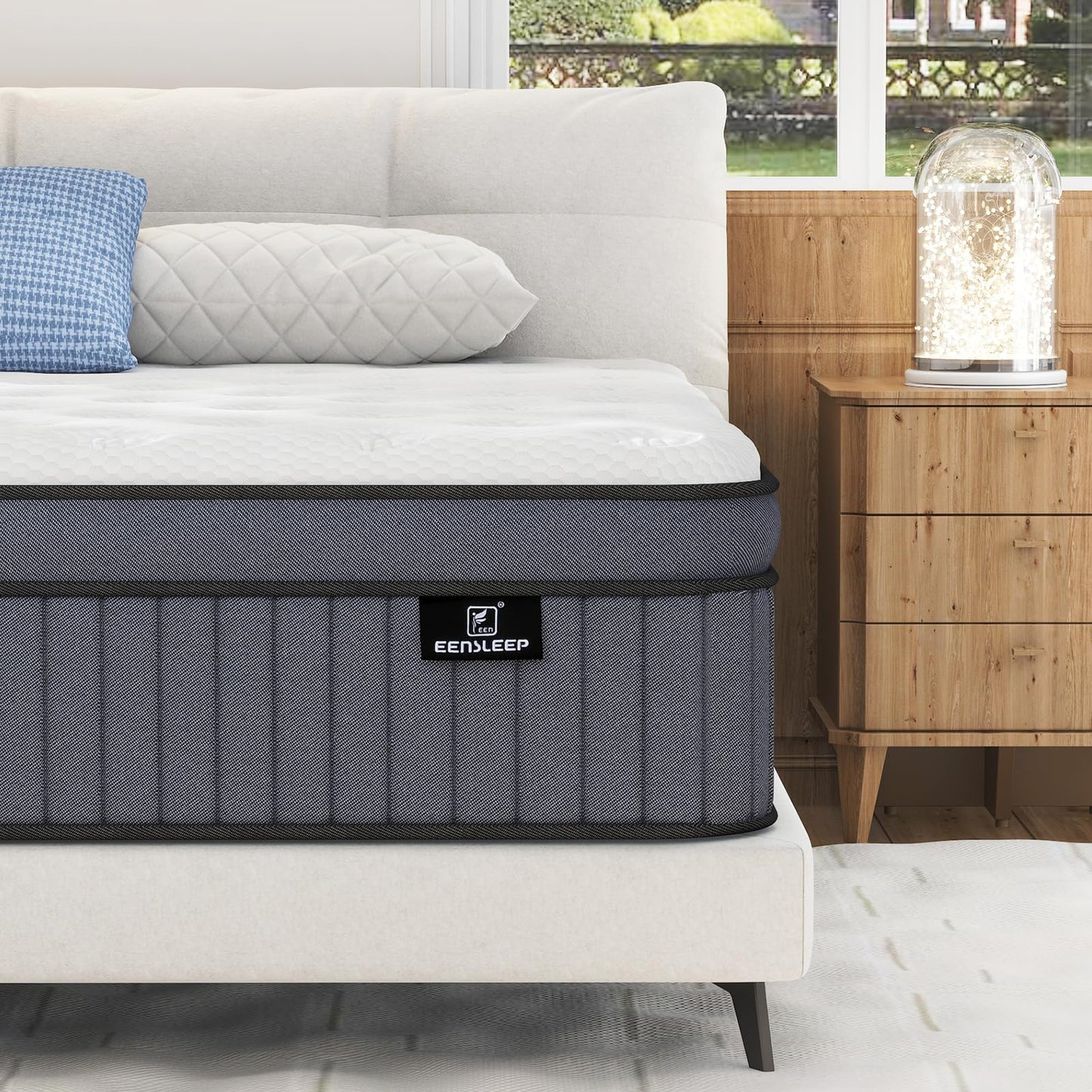 Queen Mattress, 10 Inch Hybrid Mattress in a Box, Queen Size Mattress