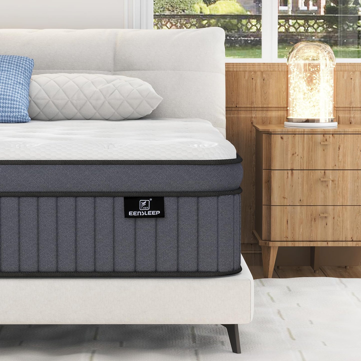 Queen Mattress, 10 Inch Hybrid Mattress in a Box, Queen Size Mattress