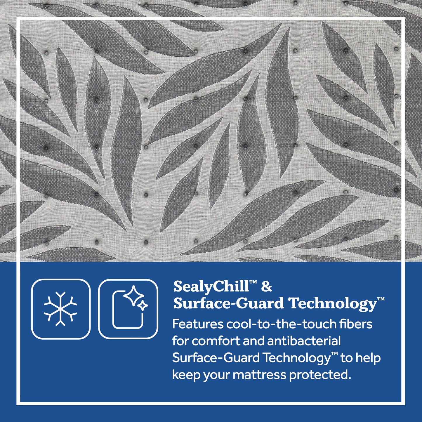 Sealy Cliff Rose Plush Euro Pillow Top