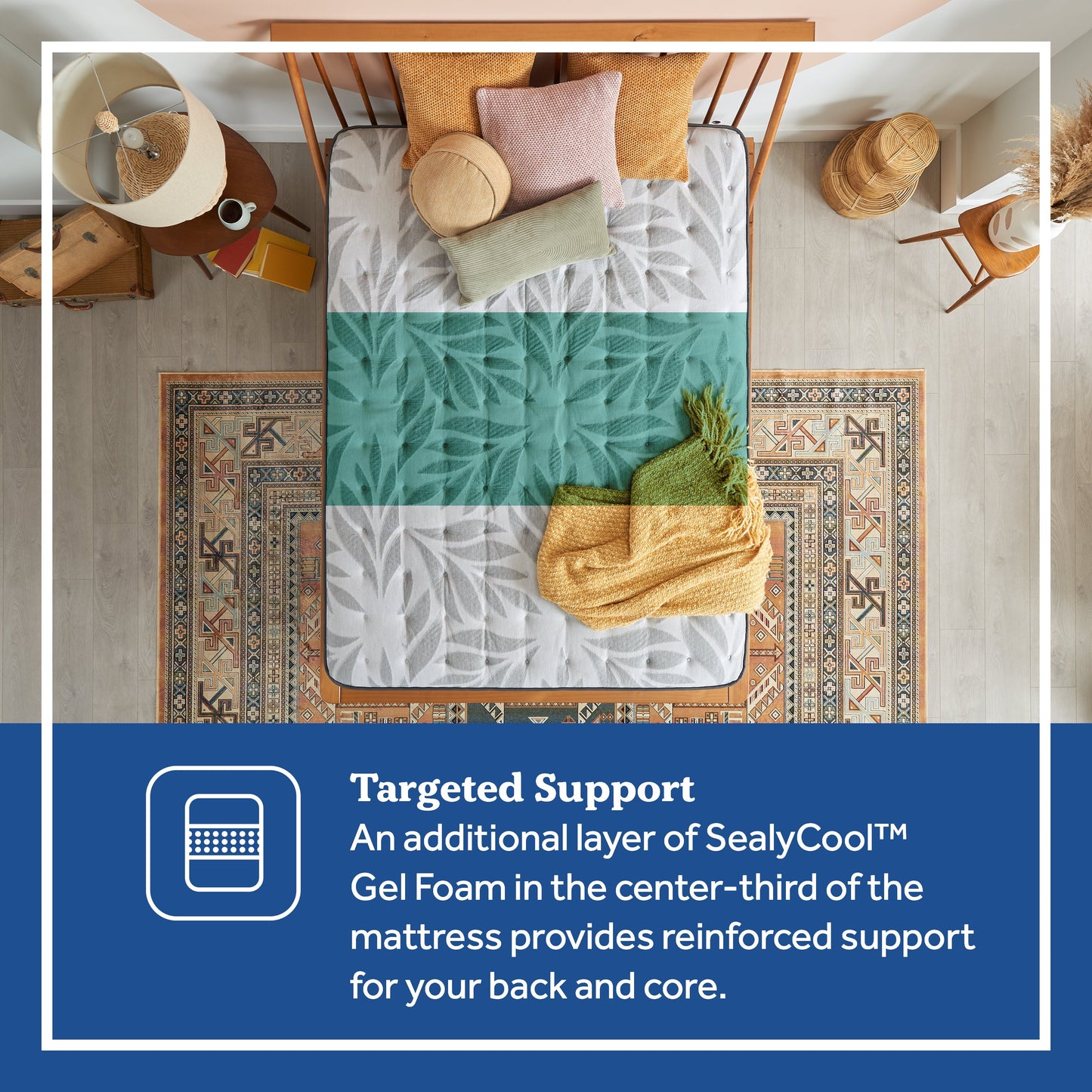 Sealy Posturepedic Abbey Beach Soft Euro Pillow Top
