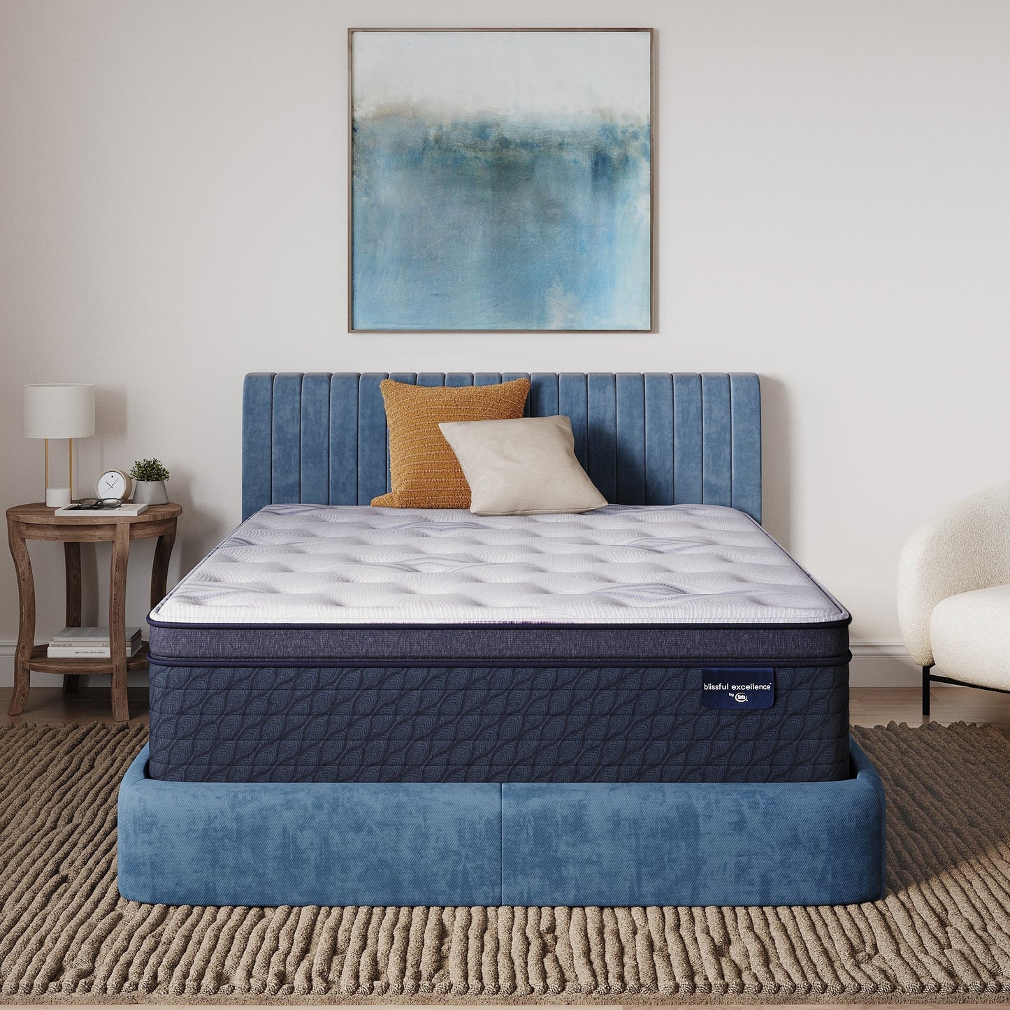 Serta Blissful Excellence Enchanting Skies Plush Pillow Top