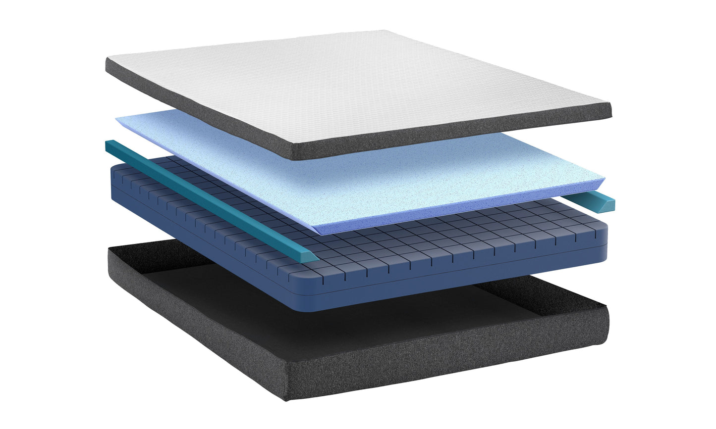 Serenity 8" Gel Memory Foam Mattress