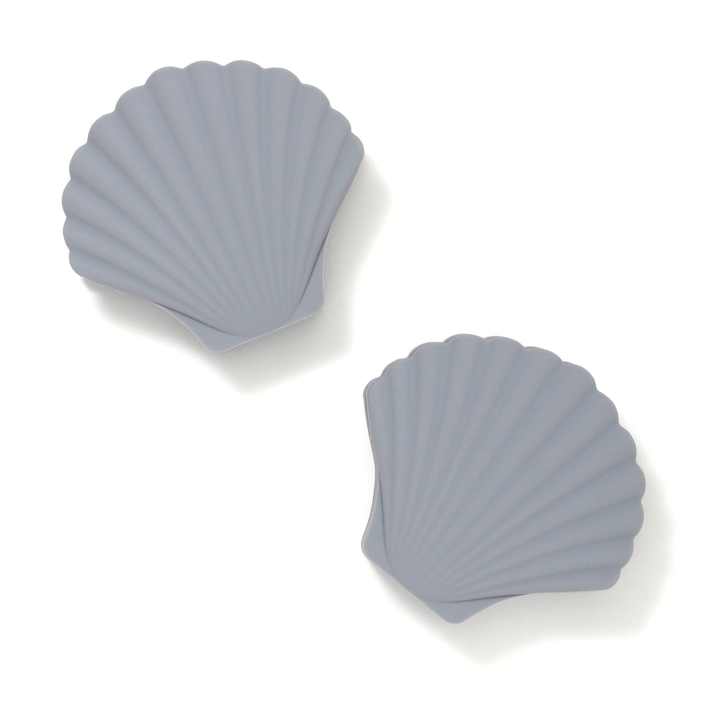 Shell Pot Grip 2Pcs Gray
