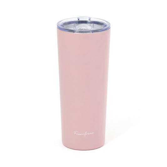 Stainless Steel Tumbler With Lid 650ml Pink