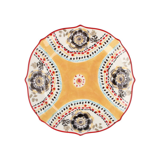 Verano Plate A Large Yellow