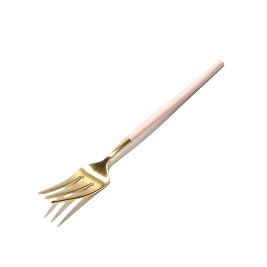 Welle Cake Fork Gold X Pink