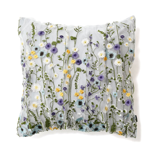 Tulle Flower Cushion Cover 450 X 450
