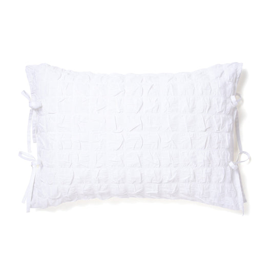 Seersucker Check Pillow Case 500 X 700 White