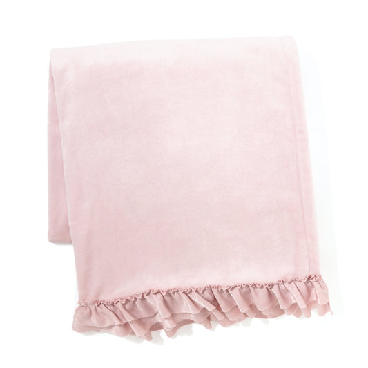 Satin Frill Throw Small 800 X 1500 Pink
