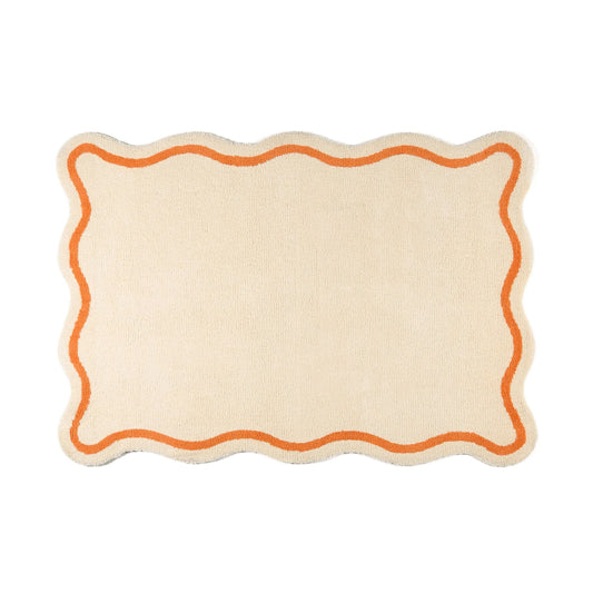 Waveline Rug M W2000×D1400 Ivory