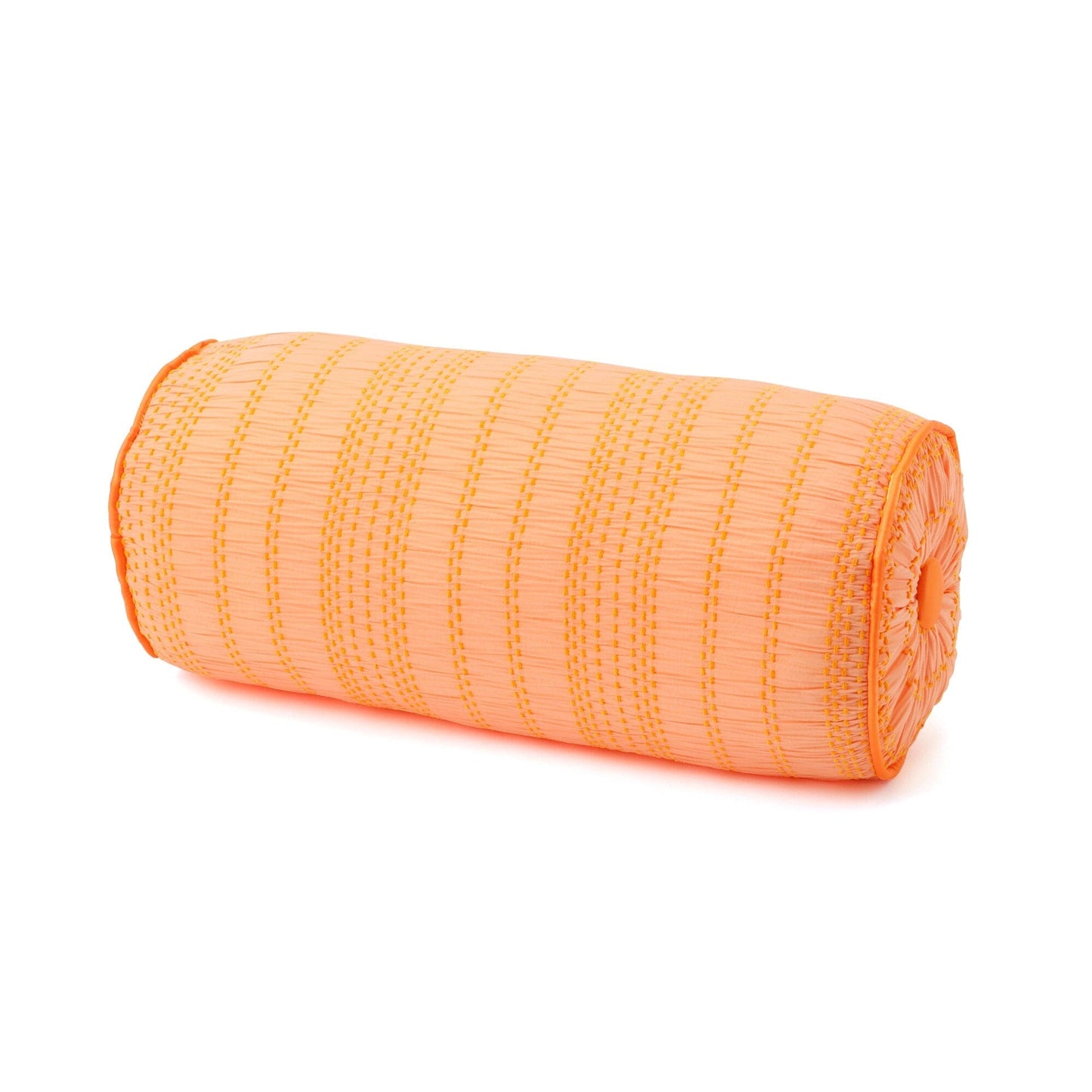 Stitch Bolster Cushion  Orange