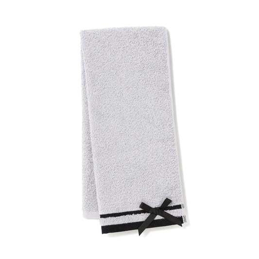 Quick Dry Face Towel Ribbon Gray