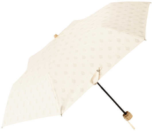 Tempo Compact Parasol Umbrella White