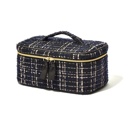 Tweed Vanity Pouch Small Black
