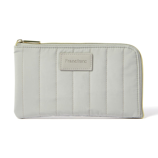 Quilting Mask Pouch Gray