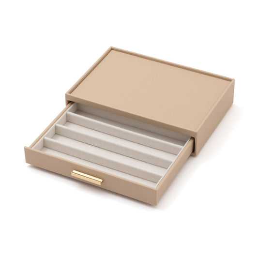 stacking Jewelry Box Necklace Beige