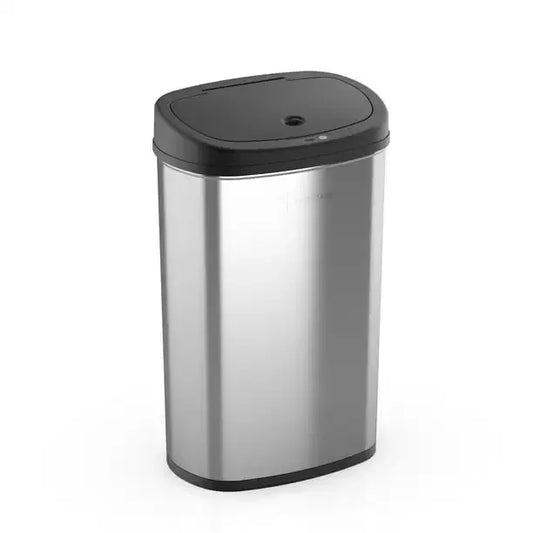 13.2 Gallon Trash Can, Motion Sensor Kitchen Trash Can, Stainless Steel,16.40 X 11.30 X 26.40 Inches