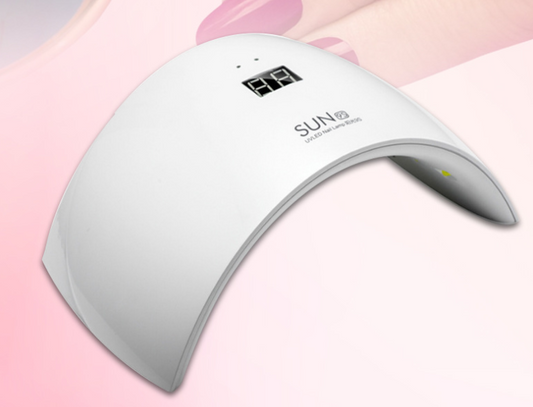 SUNUV UV LED Nail Lamp, UV Light for Nails Dryer for Gel Nail Polish Curing Lamp with Sensor 2 Timers SUN9C Pink Gift for Women Girls