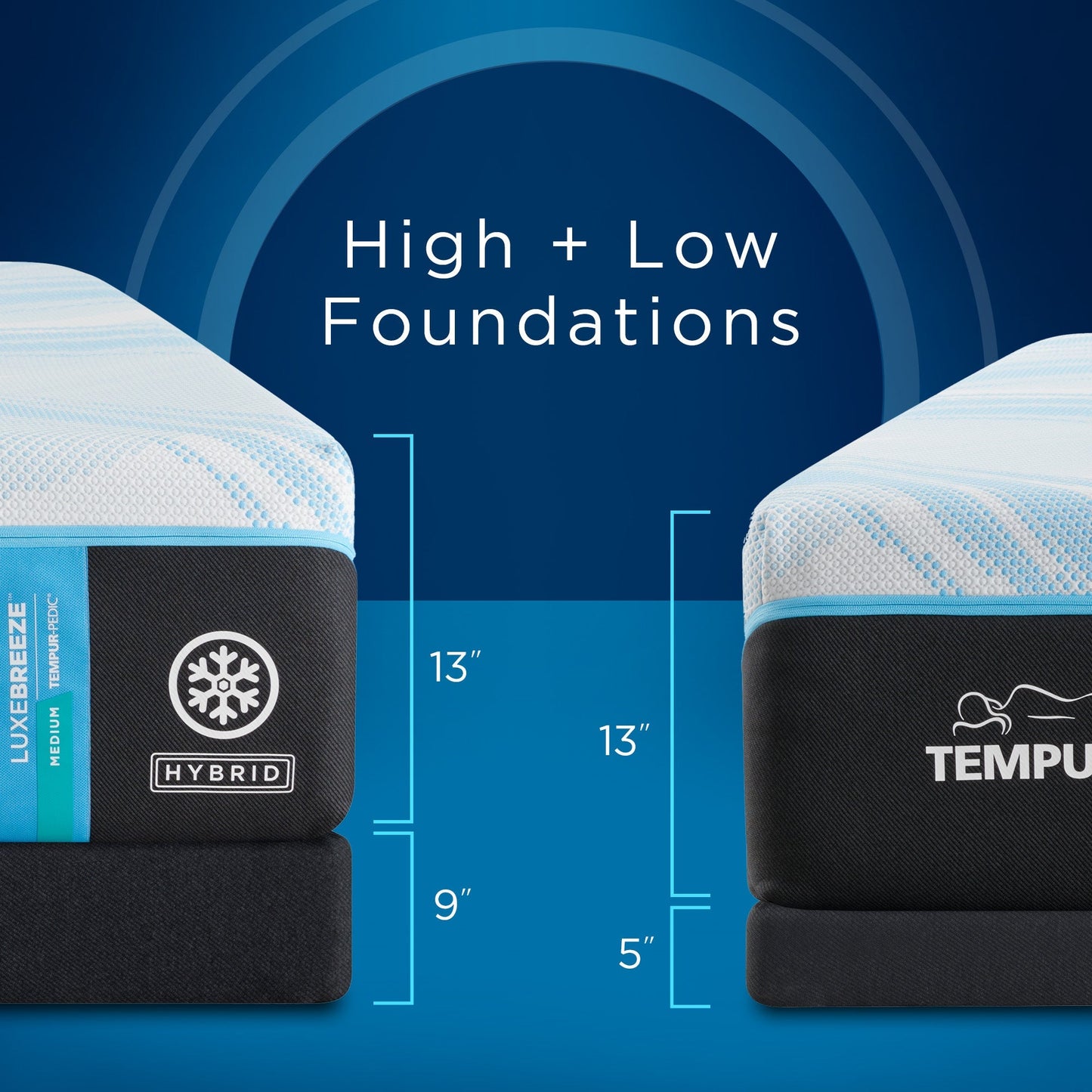 Tempur-LuxeBreeze Medium Hybrid 2.0