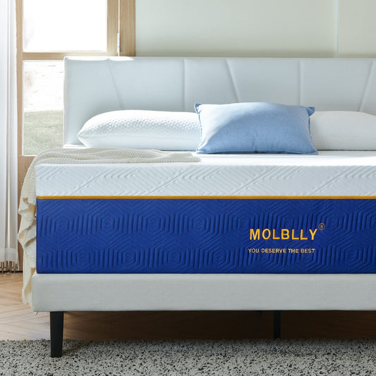 Queen Size Mattress, 12 Inch Cooling-Gel Memory Foam Mattress Bed in a Box,Cool Queen