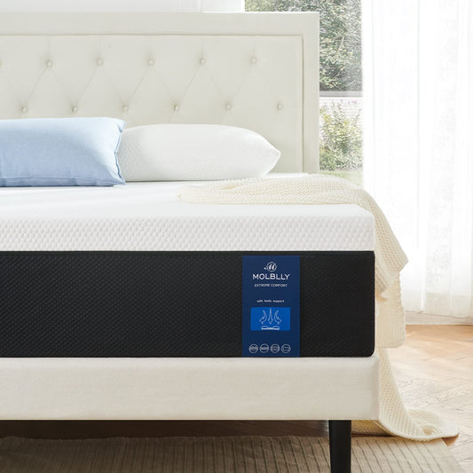 Queen Size Mattress,12 Inch Premium Cooling-Gel Memory Foam Mattress Bed in a Box