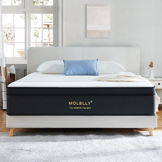Queen Mattress, 12 Inch Hybrid Queen Size Foam Mattress in a Box