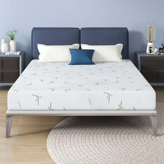 Queen Mattress in a Box, 8 Inch Memory Foam Mattress ,White