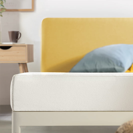 Queen Mattress 6 inch Bed-In-A-Box, Green Tea Memory Foam, Cream