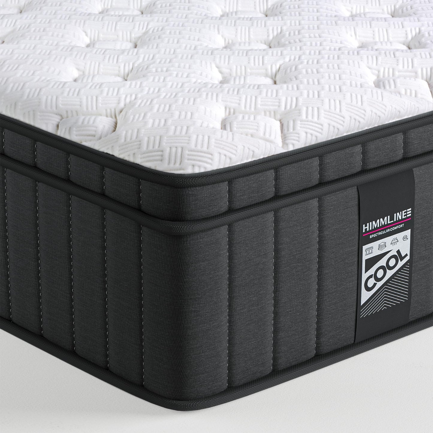 Twin Mattress, 10 Inch Hybrid Mattress, Gel Memory Foam and Pocket Spring Twin Bed