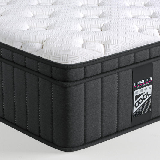 Twin XL Mattress, 10 Inch Hybrid Mattress, Gel Memory Foam and Pocket Spring