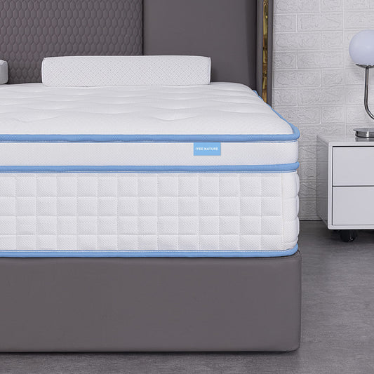 Queen Mattresses, 12 Inch Queen Size Hybrid Mattress Individual Pocket