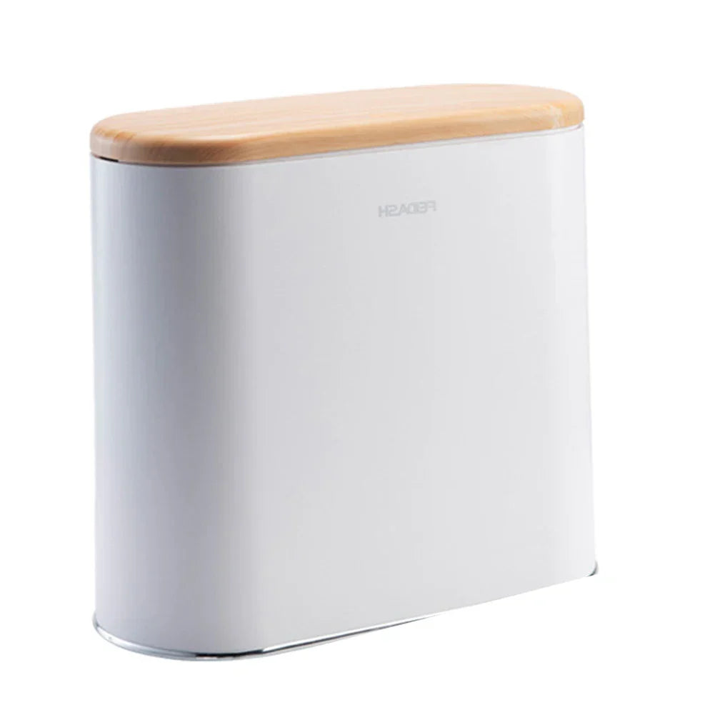 Trash Can Dispenser Narrow Slim Kitchen Trash Bin 10L 2.6Gallon for Coffee Table Bathroom for Kitchen/Bedroom/Living Room/Office