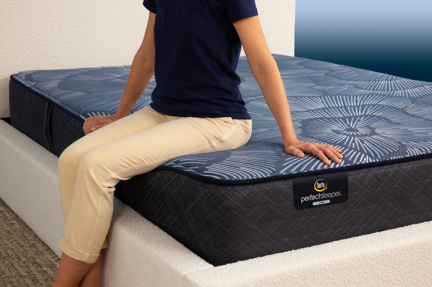 Serta Perfect Sleeper Dazzling Night Hybrid Firm