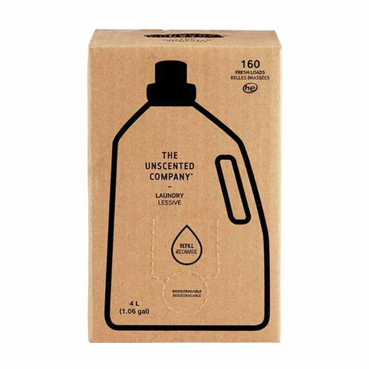 The Unscented Company - Laundry Detergent , Refill Box, 4L