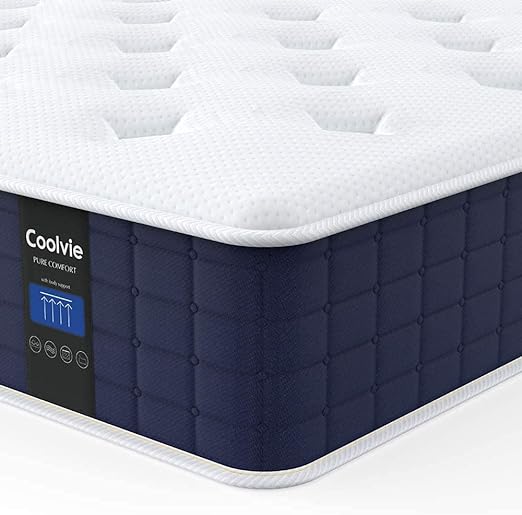 Twin XL Mattress, 10 Inch Twin XL Size Hybrid Mattress, Individual Pocket Springs