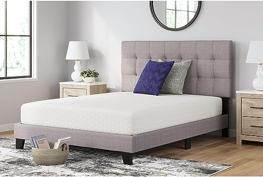 10 Inch Medium Firm Green-Tea Memory Foam Mattress, Full Size