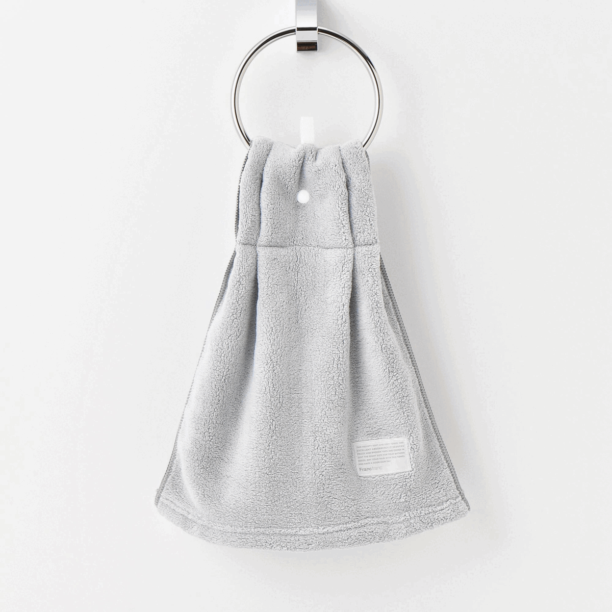 Snap Towel Plain  Gray