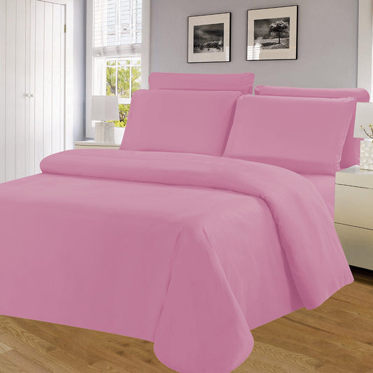 Winston 6 Piece Microfiber Wrinkle Free Sheet Set, Mauve, King